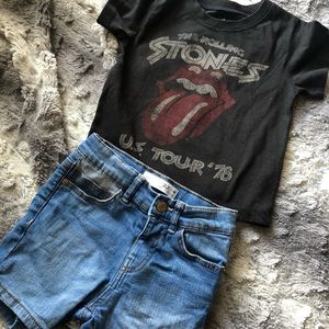 Rolling Stones  & Zara boy shorts sz 18 months
